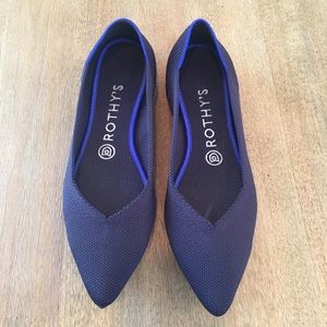 Rothys navy blue size 8